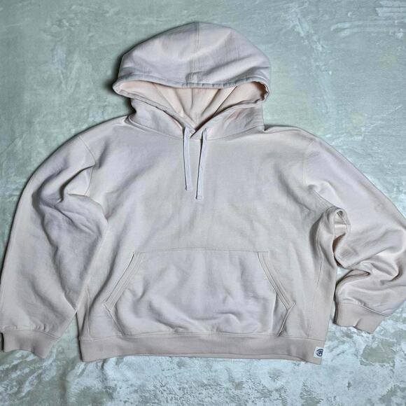 Reigning Champ Relaxed Midweight Terry Hoodie Men's Reverse Weave Peach Creme - Picture 1 of 9